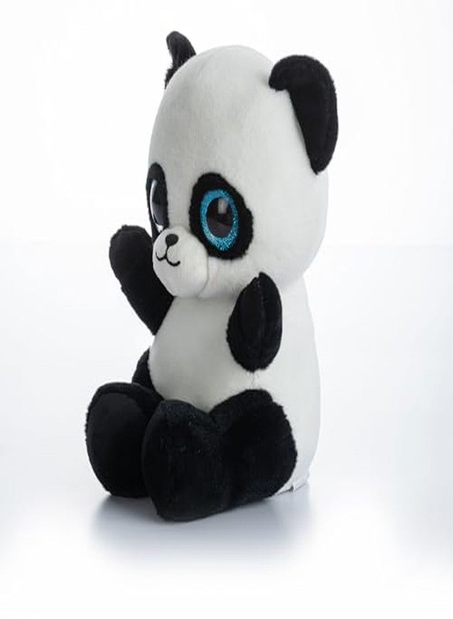 Dimpy Stuff Panda Stuffed Animal - 23 cm (9") - Velvety Soft Comfort Plush Nursery Decor All Ages - Image 3